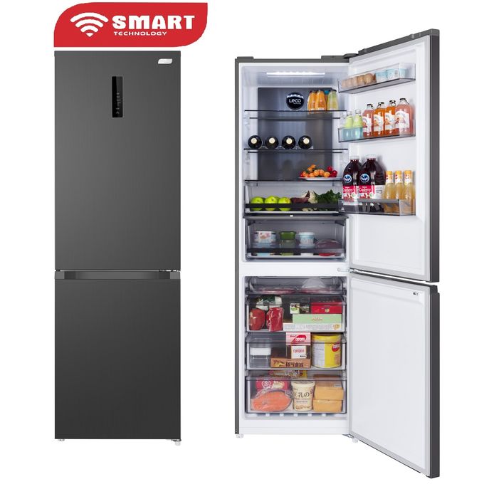 SMART TECHNOLOGY REFRIGERATEUR COMBINE SMART 402L (STCB-997M)- Inox