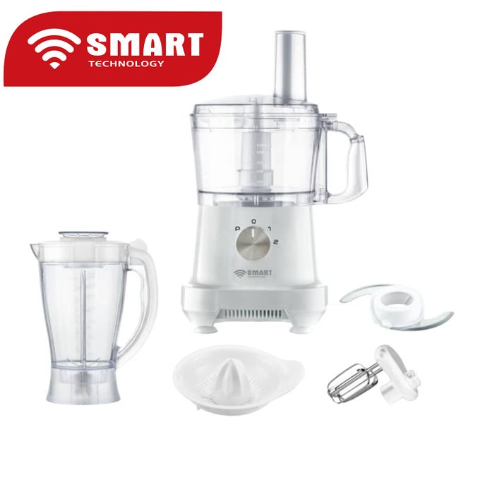 Robot De Cuisine SMART TECHNOLOGY Multifonctions - STPE-360 - 1.2 L - Blanc Garantie 3 Mois