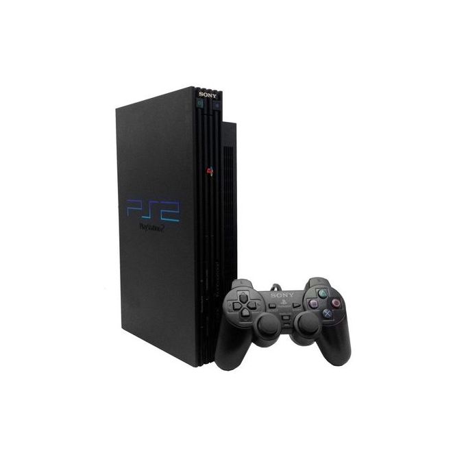 Console PS2 Slim + 1 manette et 17 jeux