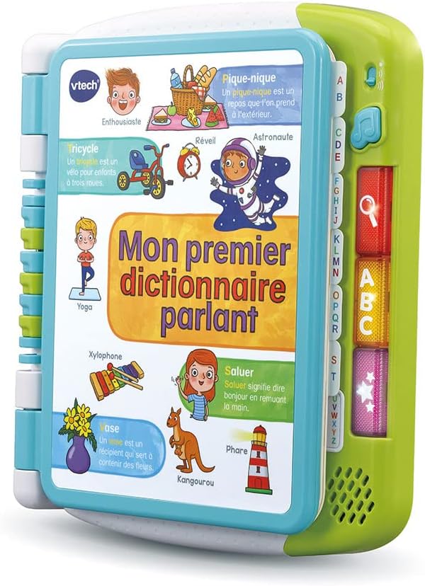 VTech - Mon Premier Dictionnaire Parlant, Dictionnaire Enfant, Jouet Éducatif – 3/6 ans – Version FR