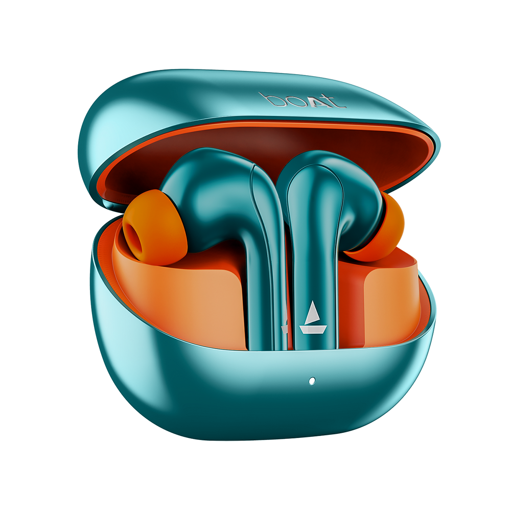 boAt Airdopes 155 | Wireless Earbuds with 40 Hours Playback, ENx™ with Quad Mics, Bluetooth v5.3