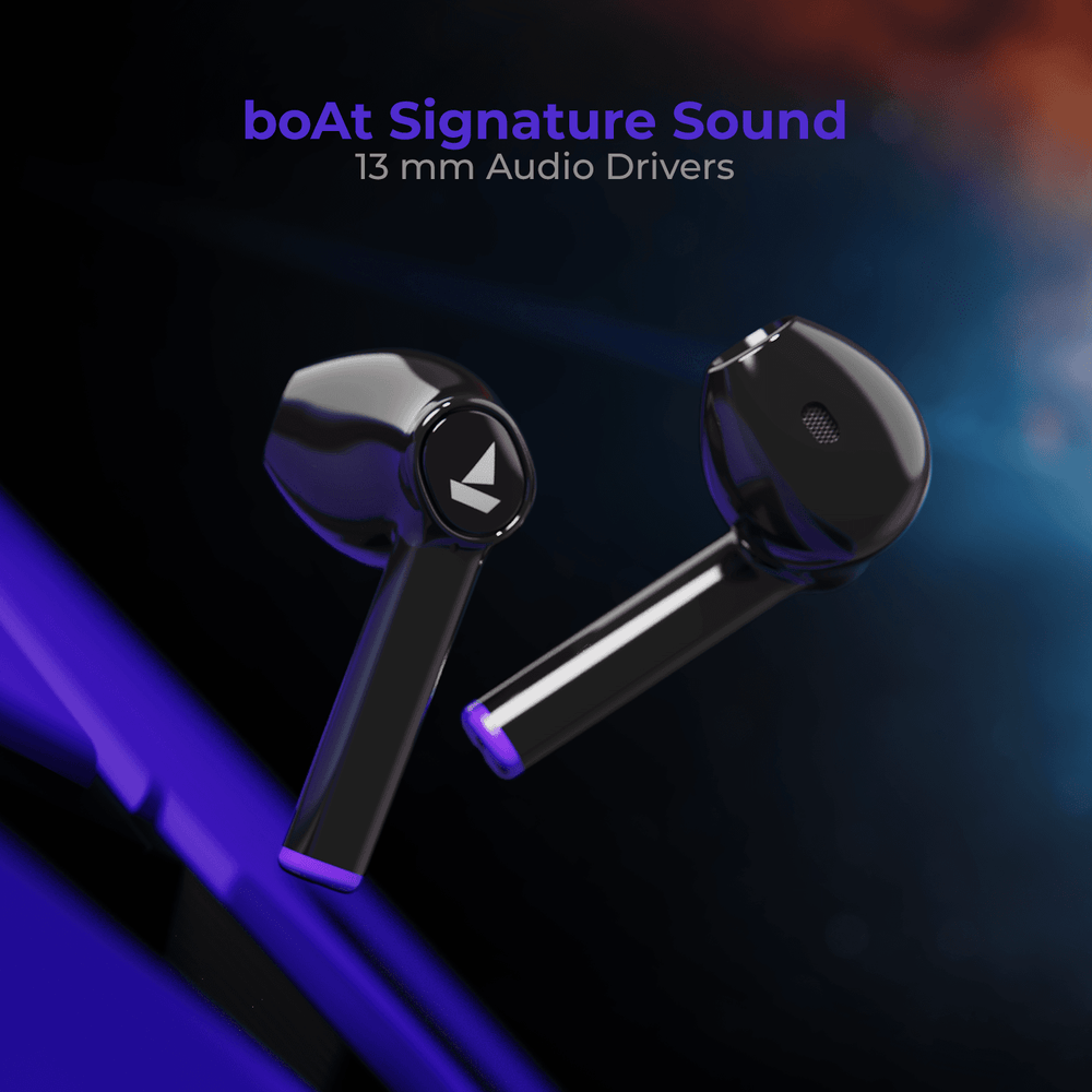 boAt Airdopes 131 Black Panther Marvel Edition | Wireless Earbuds with 13mm Audio Drivers, IWP Technology with Bluetooth v5.0, Type-c Charging, Upto 60 Hours Playback