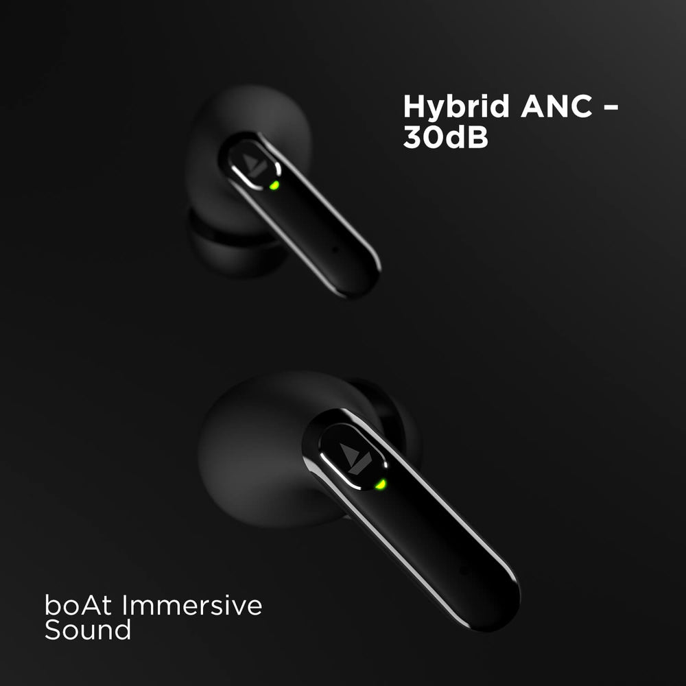 boAt Airdopes 701 ANC | Wireless Earbuds with 9mm drivers, BEAST™ Mode for Gamers, Noise Cancellation & 550 mAh Charging Case