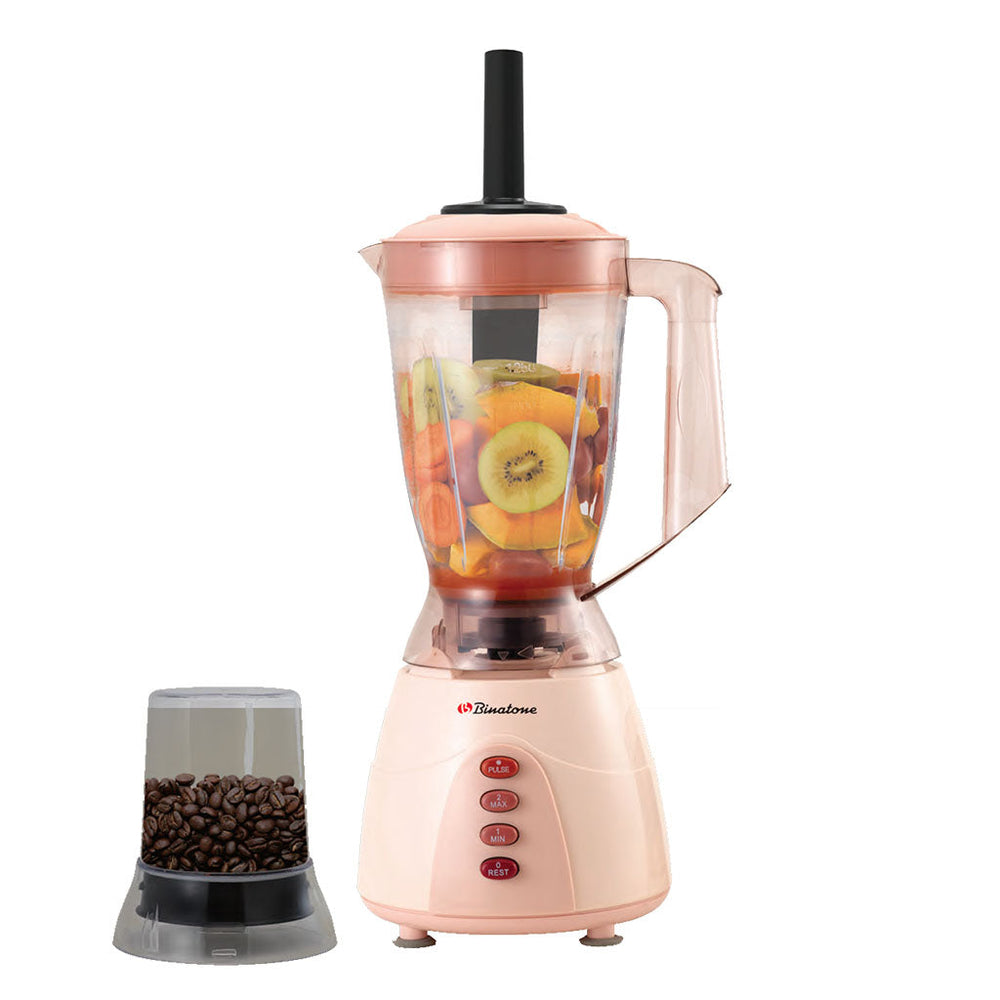 Binatone Blender  BLG-450P MK2 - 1.5L - 350W - Nude - 1 Mois Garantie