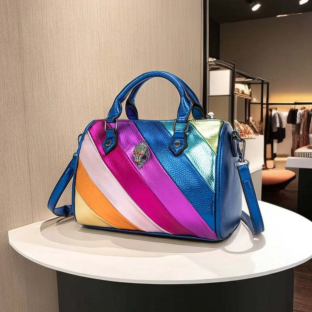 Kurt Geiger multicolore femmes sacs à bandoulière pour femmes marque britannique concepteur Patchwork mode sac à main PU sac à bandoulière sac à main