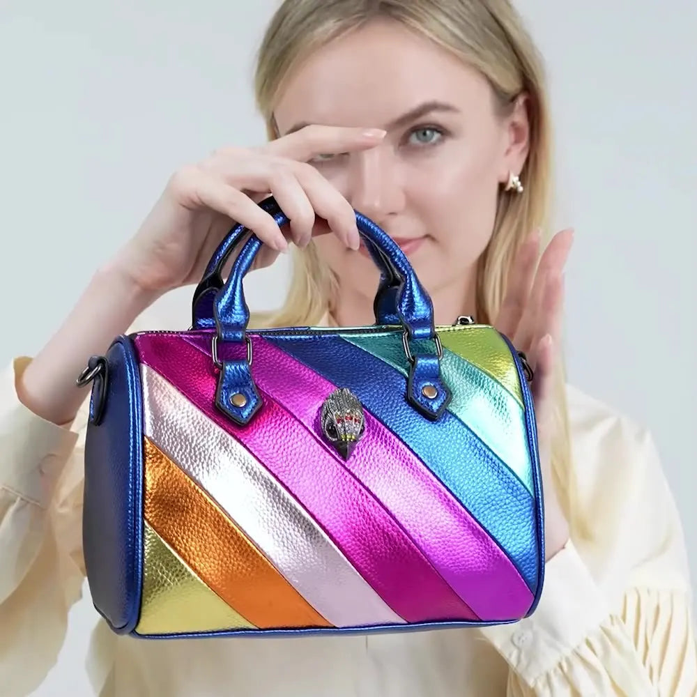 Kurt Geiger multicolore femmes sacs à bandoulière pour femmes marque britannique concepteur Patchwork mode sac à main PU sac à bandoulière sac à main