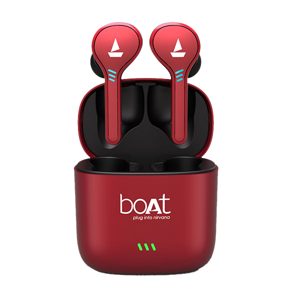 boAt Airdopes 433 | Wireless Earbuds with 7mm drivers, IPX4 water resistance, 500mAh Charging Case, Music upto 10 Hours