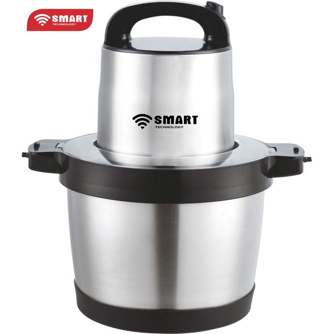 SMART TECHNOLOGY Hachoir à Viande SMART 10L (STPE-797)-Piler Le Foutou-multifonction- Gris/ Garantie 3 Mois