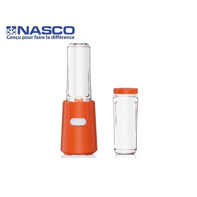 Mini Mixeur Blender Nasco - 350ML- MIXER_BL1088 - GS - 220-240V - Orange / Blanc