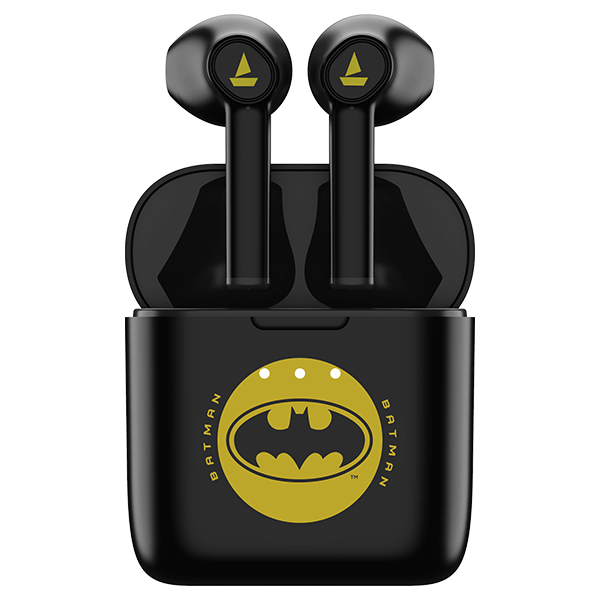 boAt Airdopes 131 Batman DC Edition | Wireless Earbuds with 13 mm Drivers, Bluetooth v5.0, 650mAh pocket friendly Charging Case