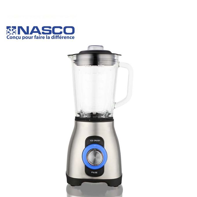 mixeur blender Nasco - 1.5L – 700W - BL1703A-SA - BOCAL EN VERRE/PLASTIC BODy